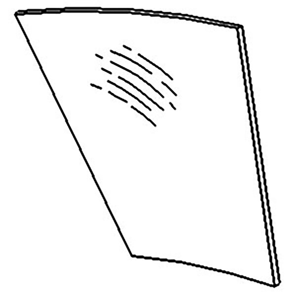 Left Hand Lower Door Glass